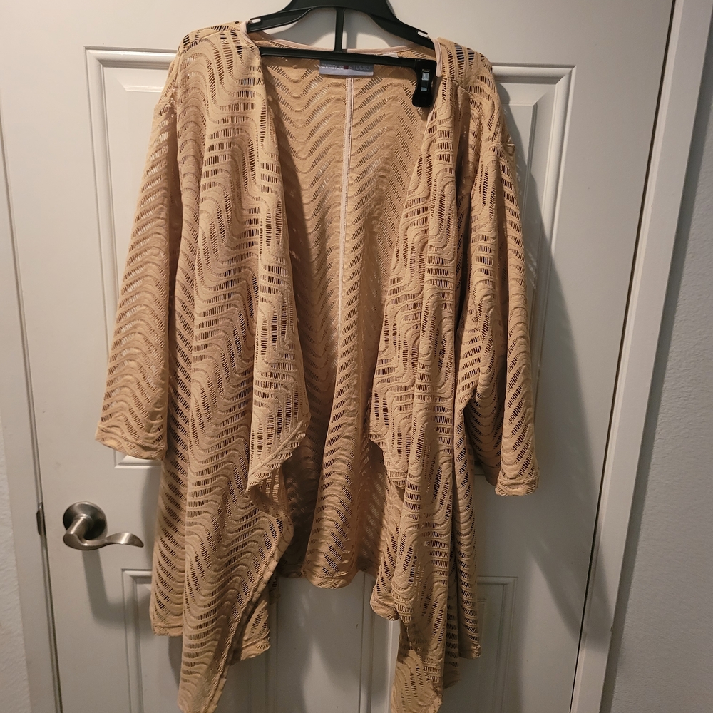 Chic Beige Women's Cardigan
